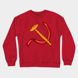 Bread with mortadella communism Crewneck Sweatshirt